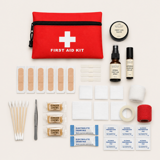 Contents of the Desert Moon Botanicals On-the-Go Herbal First Aid Kit