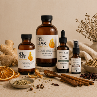 Fire Cider and Digestive Bitters from Desert Moon Botanicals